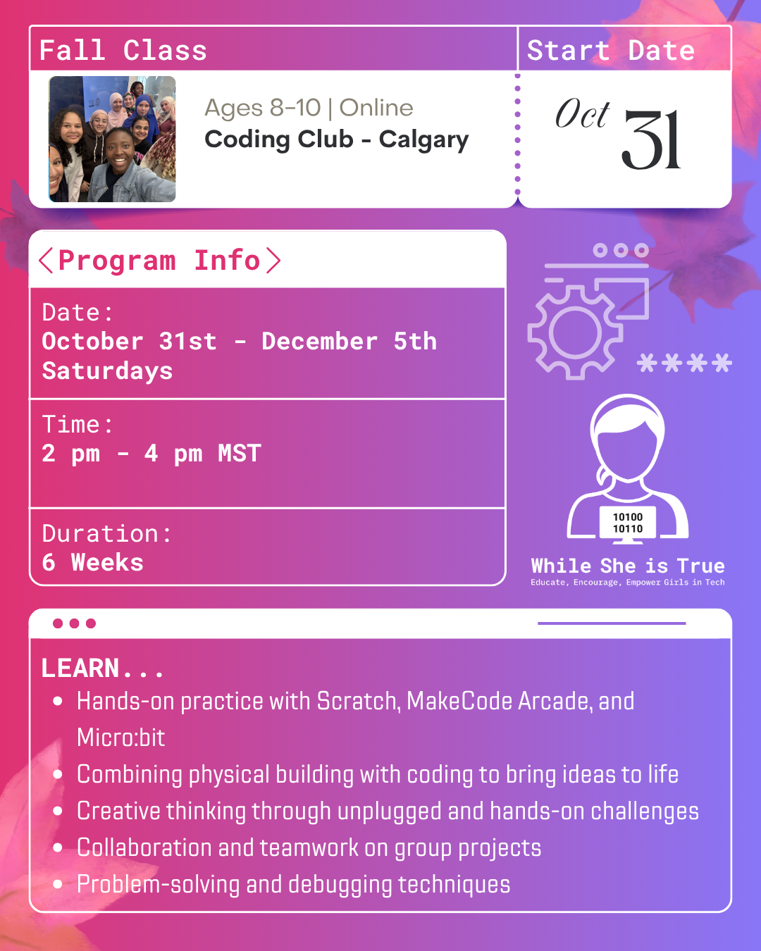 Coding Club Calgary Poster
